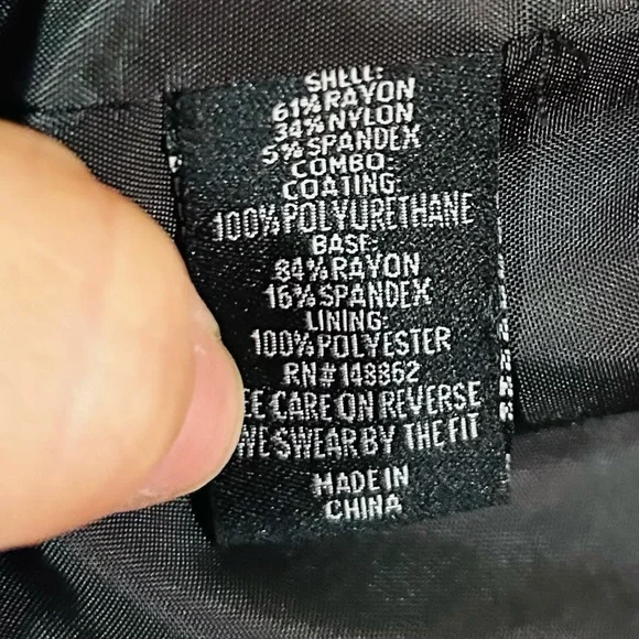 Torrid Black Blazer with Faux Leather Sleeves - Picture 4 of 4